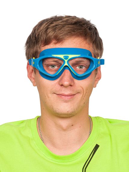 Очки для плавания Salvimar Fluyd Freedom голубой/желтый