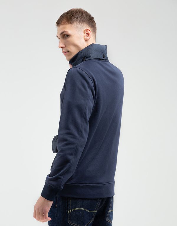 Худи We Don’t Care Rolled Up Zip Hoodie Navy - фото 5