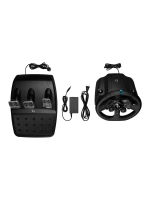 Игровой руль Logitech G923 TRUEFORCE с педалями (PC/PS5/PS4/Xbox Series X|S/Xbox One, обратная связь, кожа)