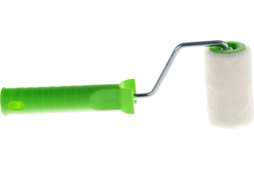 80131 Валик "ВЕЛЮР" с ручкой,  75 мм, ворс 5 мм, D 36 мм, D ручки - 6 мм Россия Сибртех