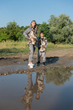 Костюм детский Горка 3 / весна-лето/  комбинированный ягуар