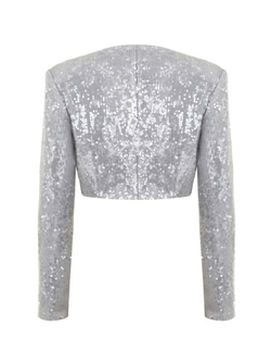 Жакет короткий пайетки