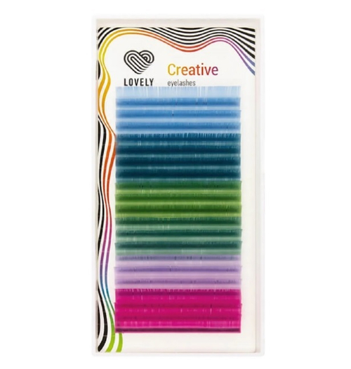 Lovely ресницы Palette "Pastel" (D 0. 10×12mm)