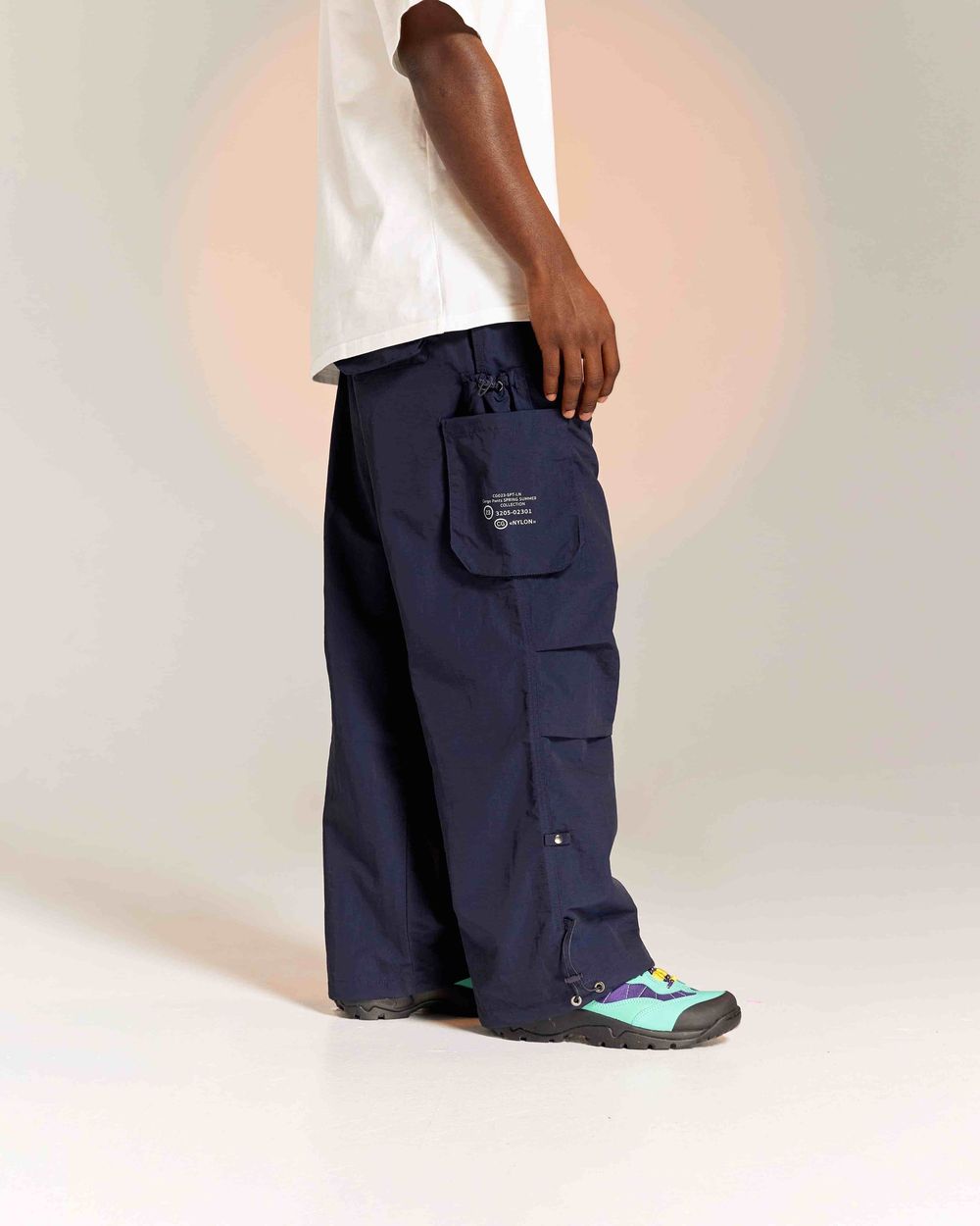 Брюки Called a Garment Multi pocket темно-синие