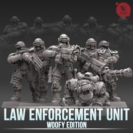 Комплект миниатюр Law Enforcement Unit - Woofy edition