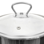 Кастрюля сталь, эмал, 5 л, с крыш, Vitross, Bon Appetit, 8SB245S, мокр асф, индукц