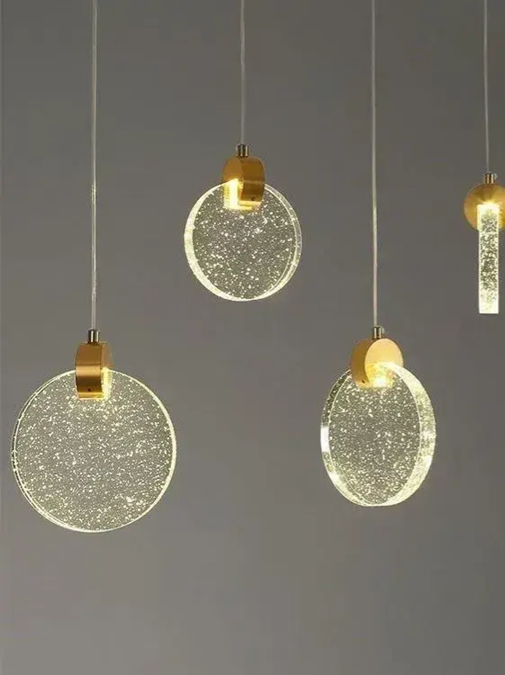 Хрустальная люстра; Люстра подвесная; светодиодный LED 3 режима освещения (3000-6500 К);