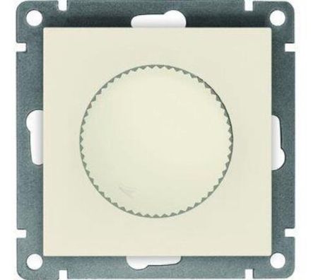 Светорегулятор (Диммер) "UNIVersal" серия "Афина", с/у, 3А, 220В, 500Вт, слоновая кость (ivory) (евр