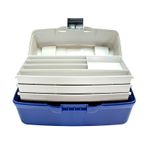 FLAGMAN Ящик 3-х полочный непрозр. крышка 360х215x195мм