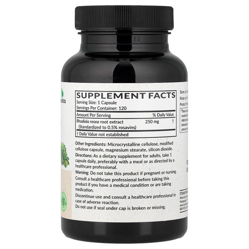 Futurebiotics, родиола розовая (Rhodiola rosea), 120 вегетарианских капсул (250 мг в 1 капсуле)