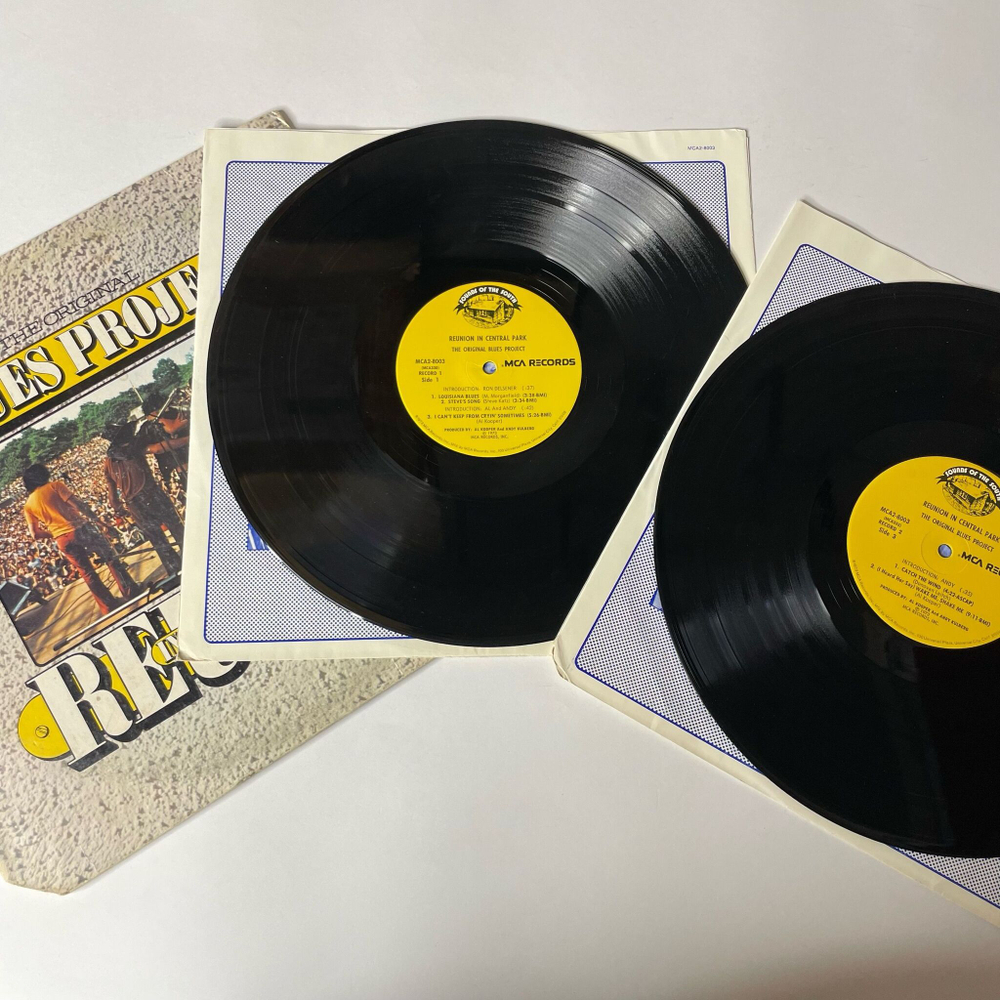 Винтажная виниловая пластинка LP The Original Blues Project Reunion In Central Park (USA 1973)