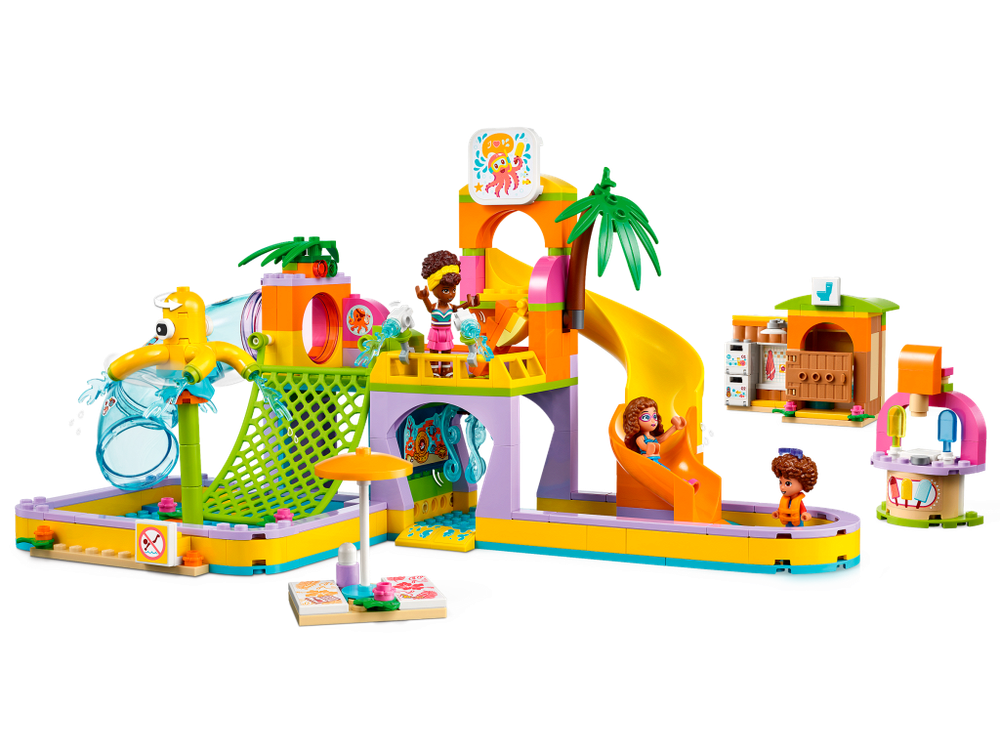 LEGO Friends 41720 «Аквапарк» — горки, бассейн и летние развлечения