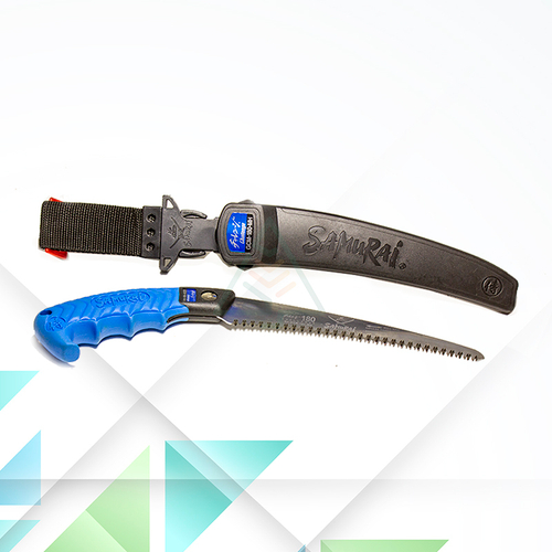Садовая ручная пила Samurai с изогнутым полотном длиной 180 мм шаг 3 мм в чехле GCM-180-MH