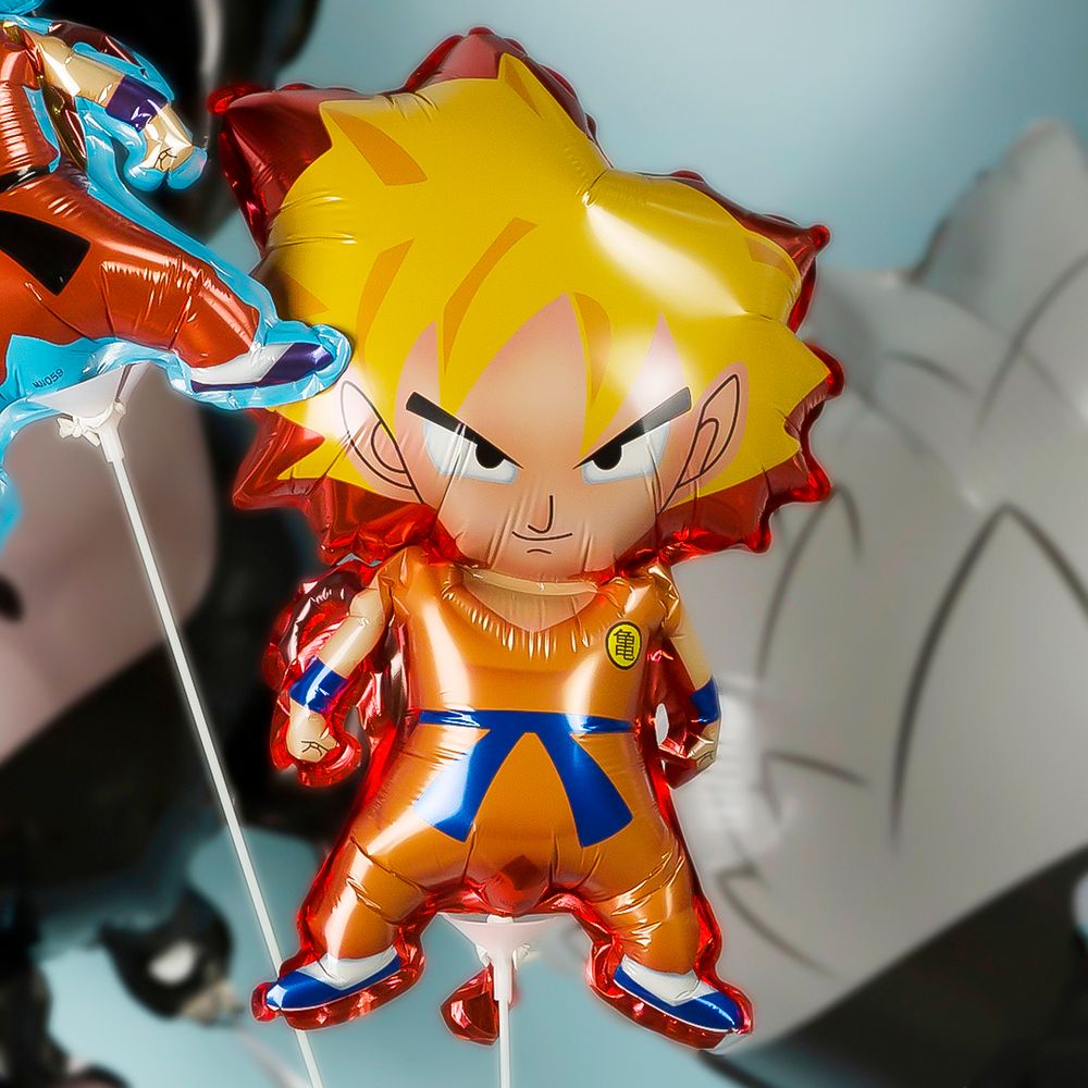 Шар с клапаном (14''/36 см) Мини-фигура, Ниндзя, Боец Огня, 1 шт.