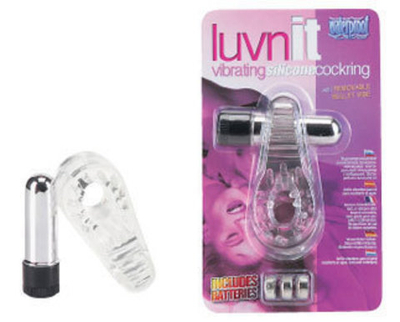 Кольцо эрекционное с вибратором *Luvnit*