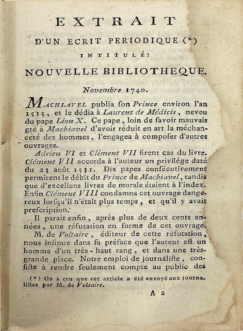 Вольтер. Полное собрание сочинений Вольтера. / Oeuvres completes de M. de Voltaire . Том 70-71. 1792