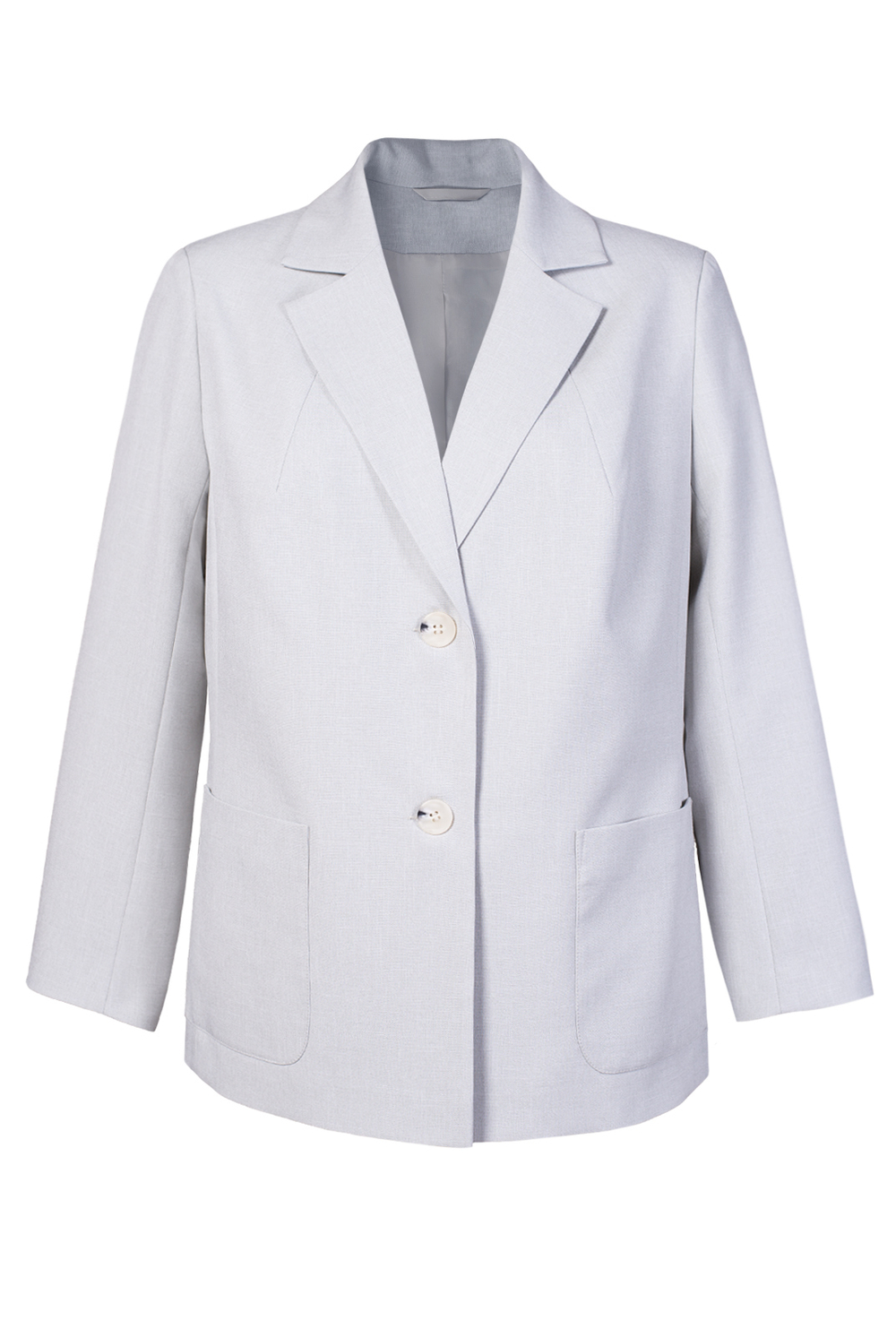 Жакет женский 3966зпа, серый лен #38СЛ043966зпа