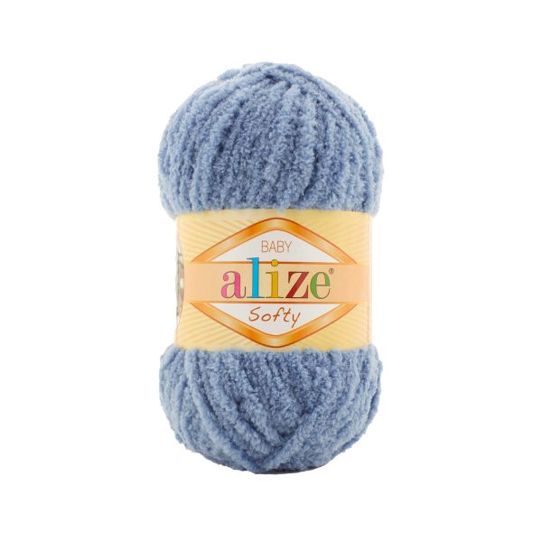 Пряжа Alize (Ализе) Softy / уп.5 мот. по 50 г, 115м, 374 джинс A