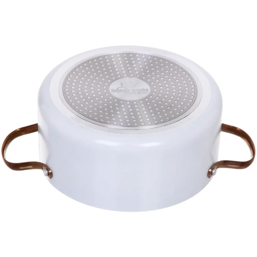 Кастрюля «White Night» 3,6л, стеклянная крышка, 22*10см