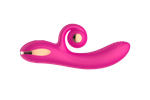Силиконовый вибратор-кролик с функцией вращения SW3052-hot-pink