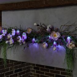 ULD-S0400-010-STB-2AA WHITE IP20 GRAPES Гирлянда светодиодная на батарейках 2AA не в-к. Виноград. 4м. 10 светодиодов. Белый свет. Провод прозрачный. TM Uniel.