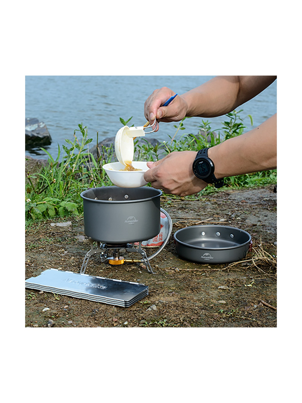 Экран ветрозащитный Naturehike NH20CJ008 10 секций, 6927595749777