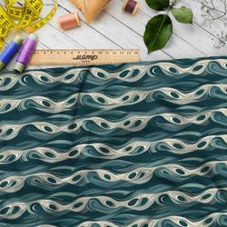 Ткань премиум шифон полосатые линии