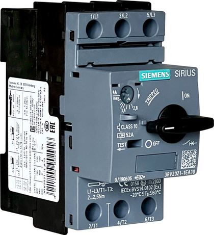 Автоматический выключатель Siemens Sirius 3RV2021-1EA10