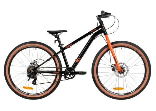 Велосипед 24" FOXX BOXXER р.12" сталь, черный