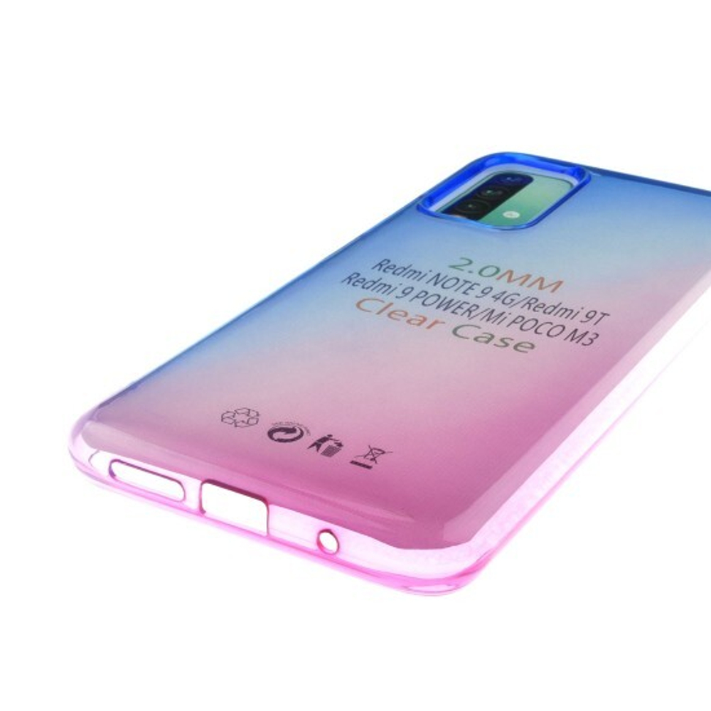 Чехол для Xiaomi Redmi 9T Градиент, ТПУ, 012964
