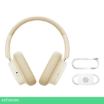 Наушники Baseus Bowie H1i Noise-Cancellation Wireless Headphones Stellar White (A00050402223-00)
