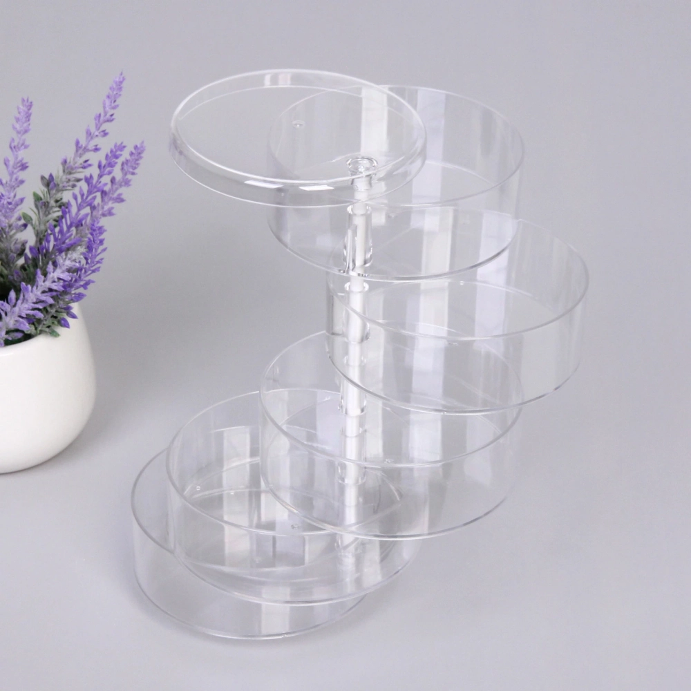 Органайзер для хранения «МАРЦИПАН», прозрачный, пять отделений, 17.5*11.5*3.5 (упаковка коробка)