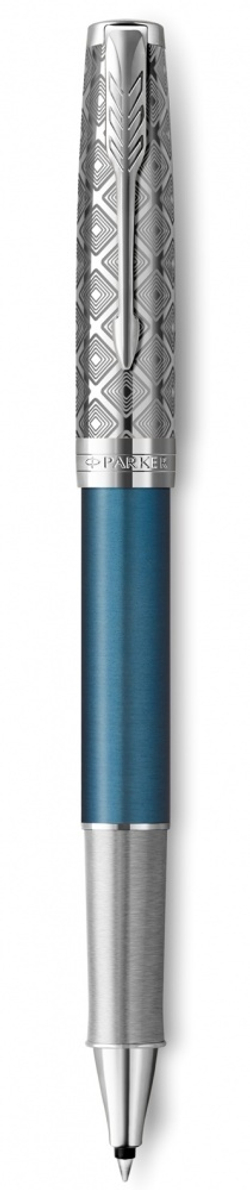 Ручка-роллер Parker Sonnet Premium Refresh BLUE CT, стержень: F, цвет чернил: black, в подарочной упаковке