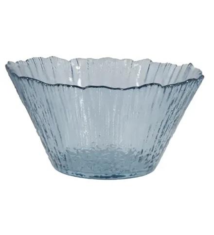 Mensa Home Миска стеклянная 16x8 см синяя Сара