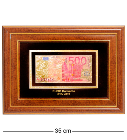 Gold Leaf HB-002 Панно «Банкнота 500 EUR (евро) Евросоюз»