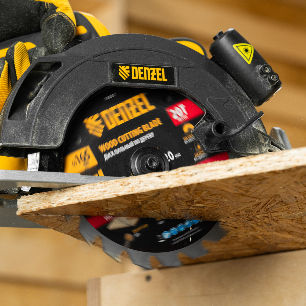 Пильный диск по дереву ф165 х 20 мм, 20 зубьев Denzel