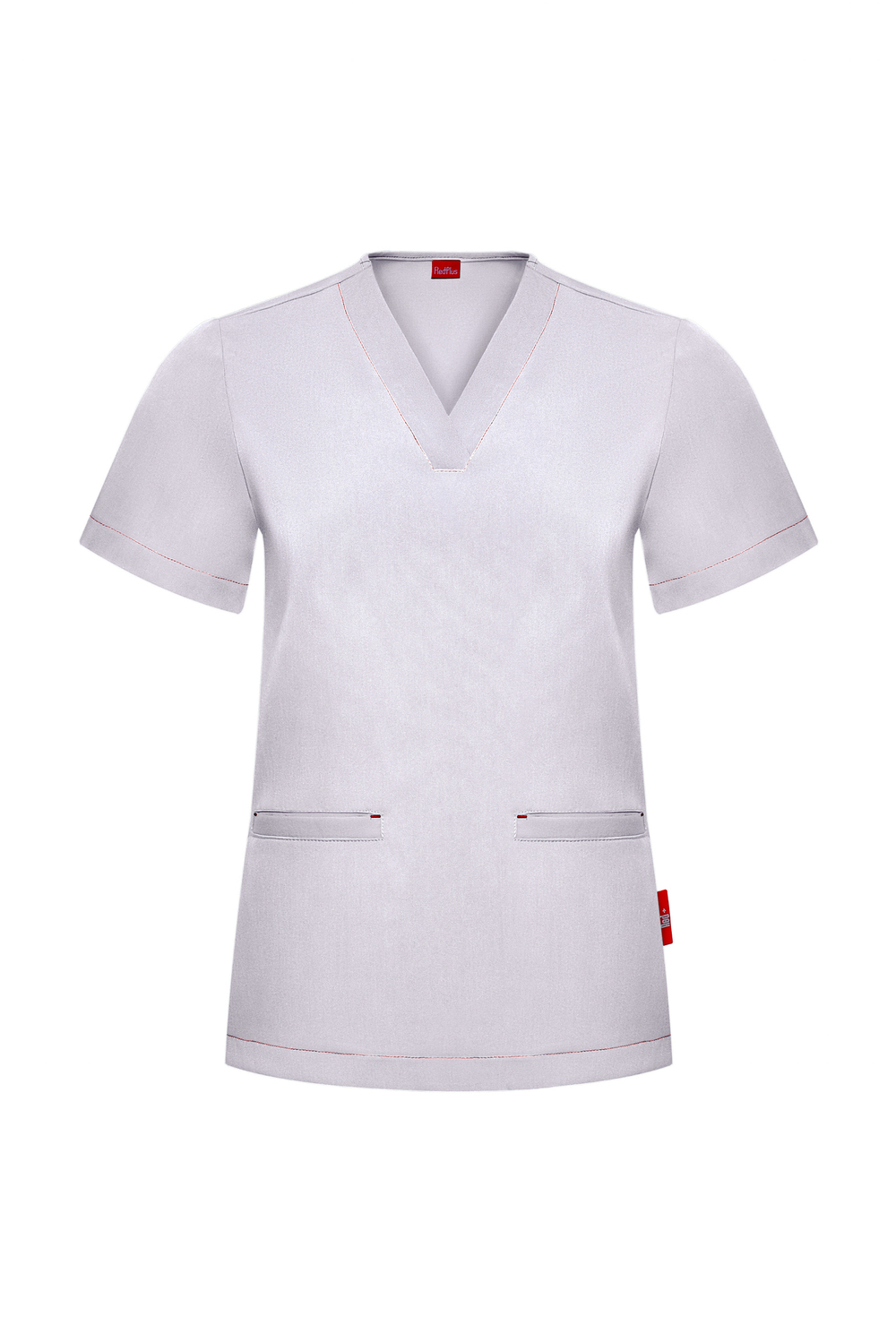 Топ медицинский женский Лаконико, жемчужно-серый