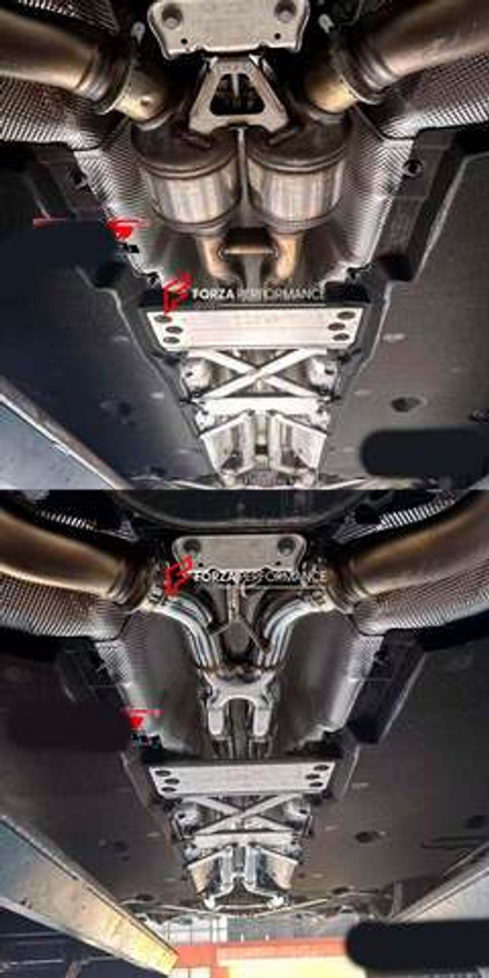 Выхлопная система с заслонками для Porsche Panamera 976 2.9T 2024+ Порше Панамера