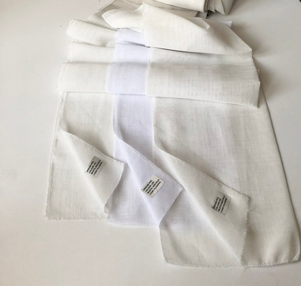 Тюль под лен Jolie арт. Feel col 100 белый (высота 300 см, Турция)