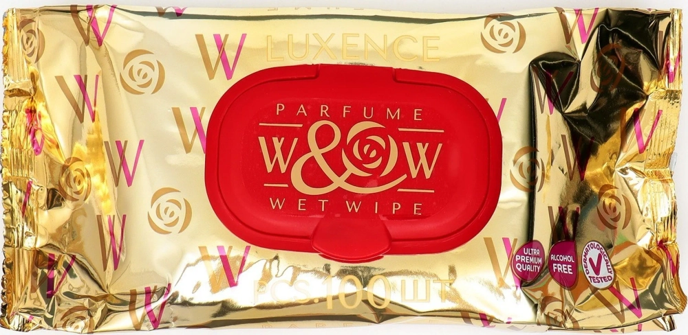 Салфетки парфюмированные влажные W&W 100шт
