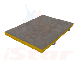 Мат "Гимнастический" - верх нубук/низ антислип - наполнение поролон - 2x1.4x0.1м