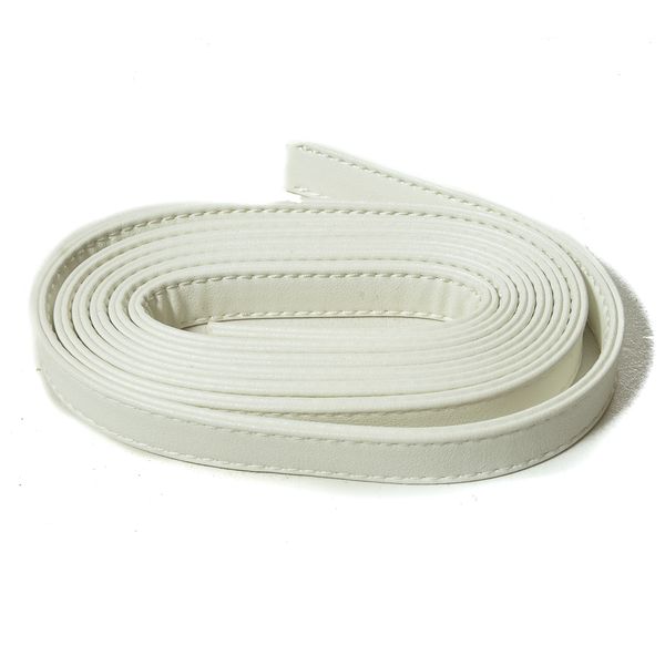 Ручки сумочные плоские 2см 2м, белый матовый [1001]