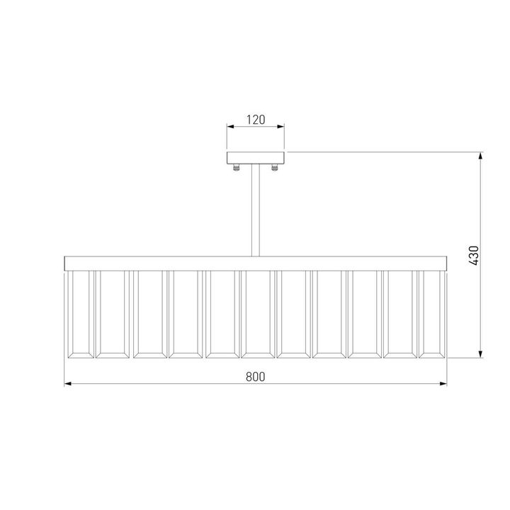 Потолочная люстра Bogates Eclipse 357/8 Smart