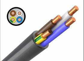 Кабель ВВГ нг (А)  LS - 4х16 ГОСТ ок(N, PE)-0,66 (БАРАБАН)  TDM SQ0117-0311