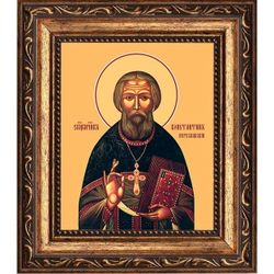 Константин Переславский (Снятиновский) священномученик, пресвитер. Икона на холсте.