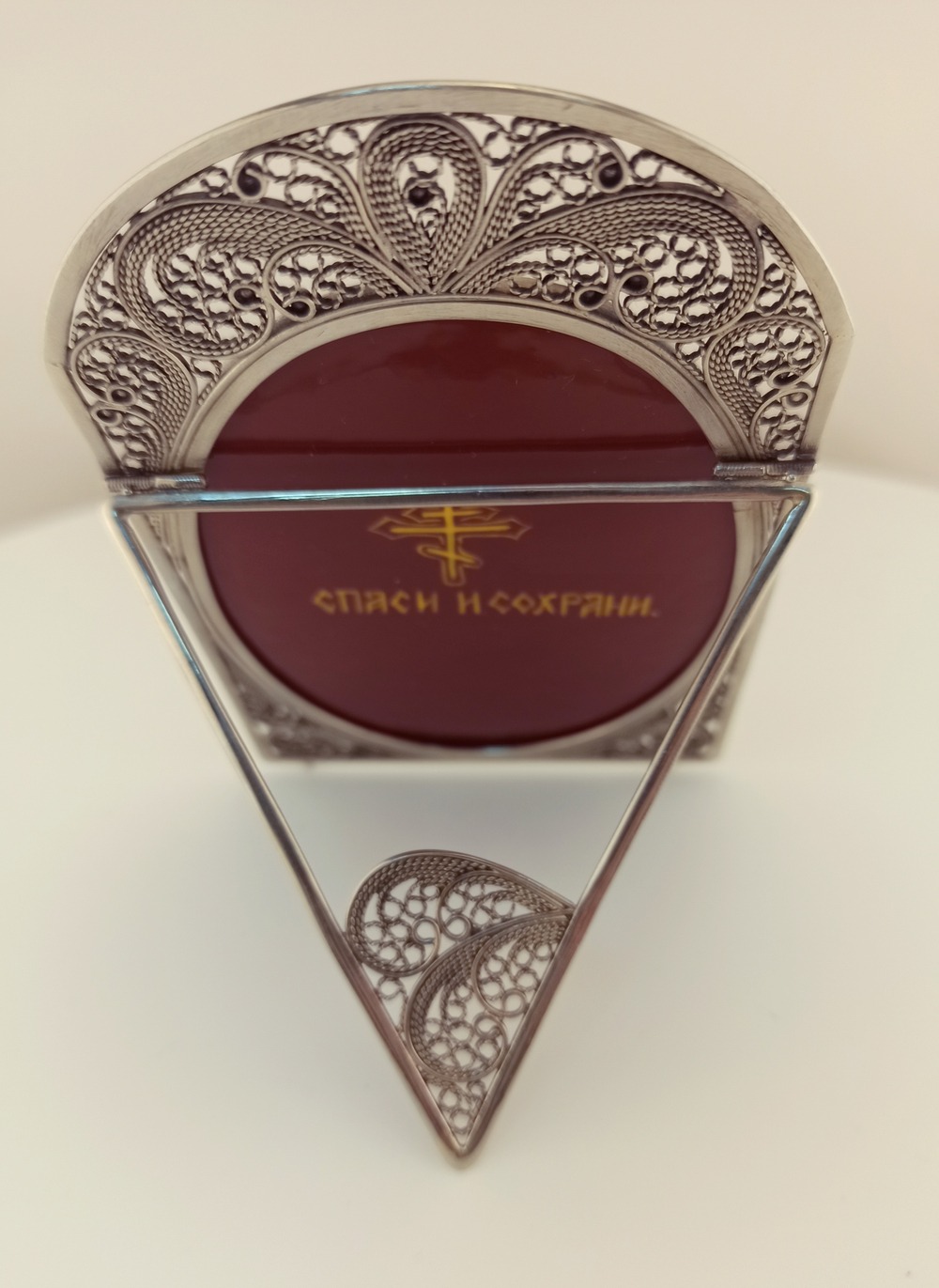 Икона Св. Пантелеимон Целитель (Палех) настольная