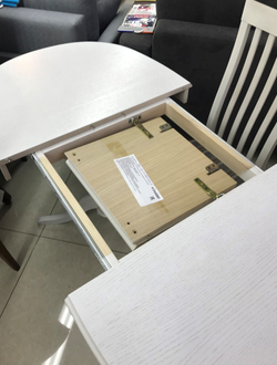 Стол обеденный Юкка 100 (дуб/тон 39) 90х150(195)