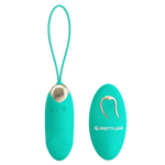 Зеленое виброяйцо Julia с пультом ДУ (Цвет: зеленый)