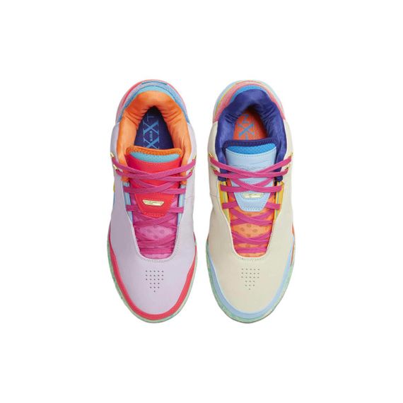 NIKE LeBron NXXT Gen Баскетбольные кроссовки Низкие Топ Розовые, фиолетовые, желтые Мужские
