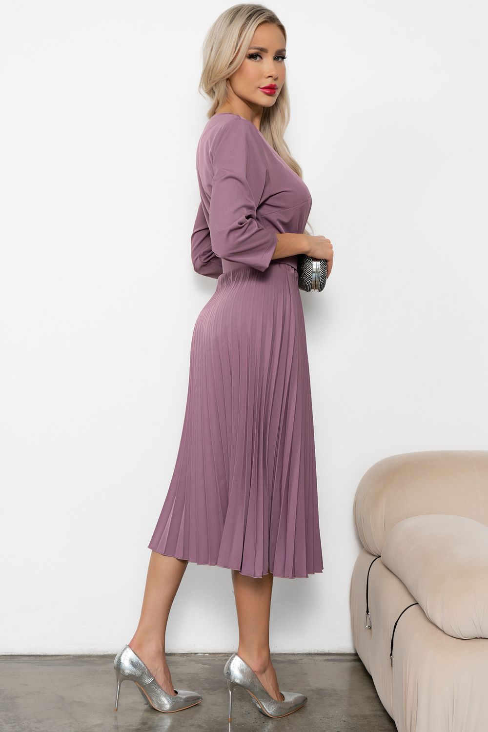 Платья Агния (сливовый)-46р-р Р11-1220/2 Nikol